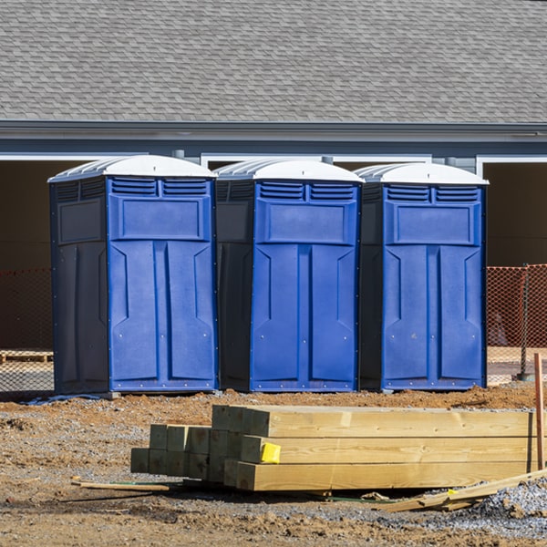 are there any options for portable shower rentals along with the porta potties in West Sand Lake